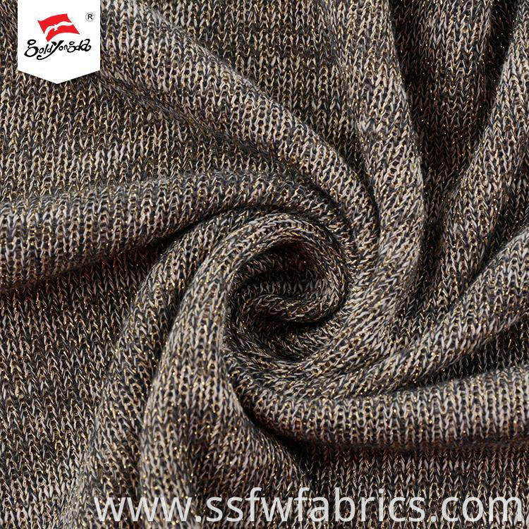 Fancy Design Rib Knit Fabric